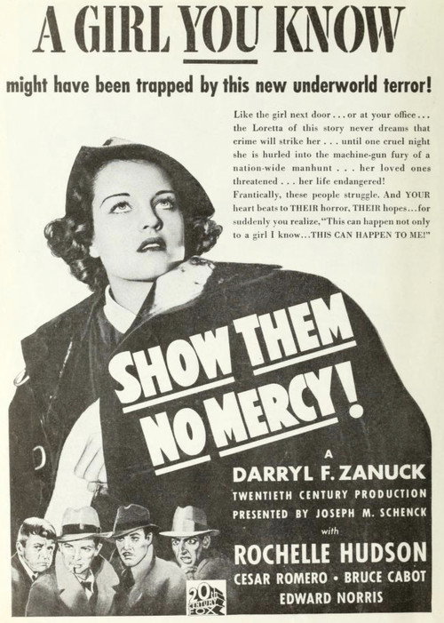 Movie poster for Show Them No Mercy! (1935)