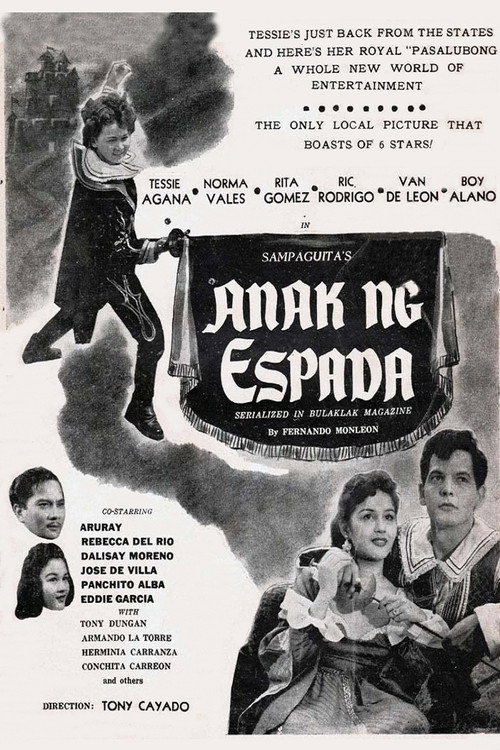 Movie poster for Anak ng Espada (1954)