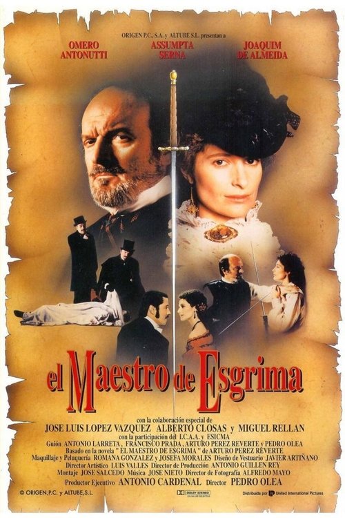 Movie poster for The Fencing Master (1992)