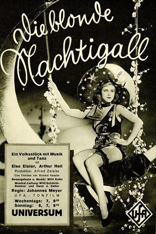 Movie poster for Die blonde Nachtigall (1930)