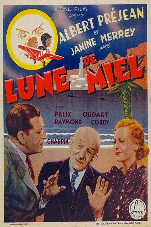 Movie poster for Lune de miel (1935)