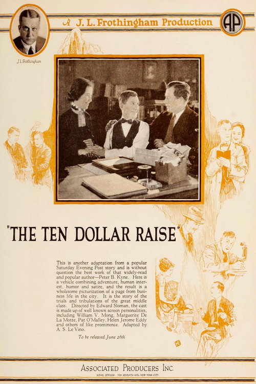 Movie poster for The Ten Dollar Raise (1921)
