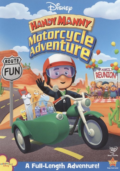 Movie poster for Handy Manny: Big Motorcycle Adventure (2009)