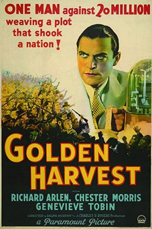 Movie poster for Golden Harvest (1933)
