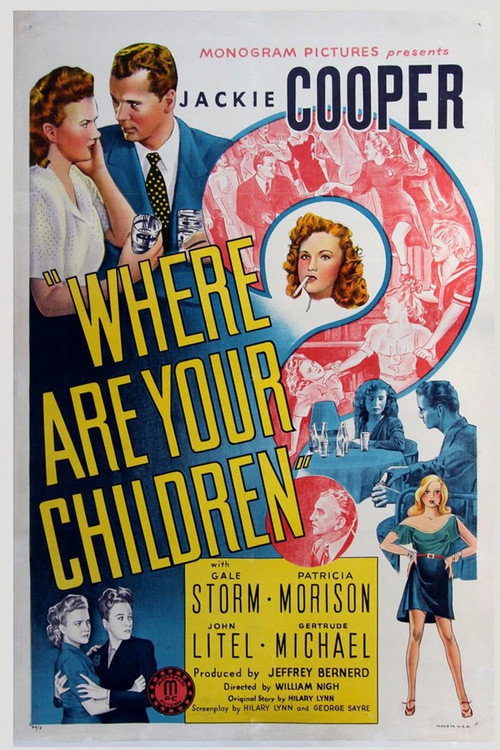 Movie poster for Where Are Your Children? (1943)