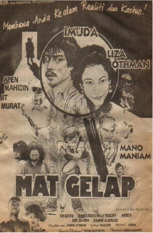 Movie poster for Mat Gelap (1990)