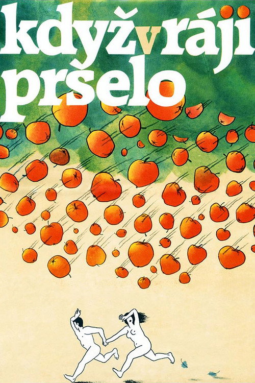 Movie poster for Když v ráji pršelo (1988)