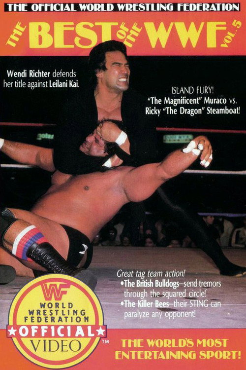 Movie poster for The Best of the WWF: volume 5 (1986)
