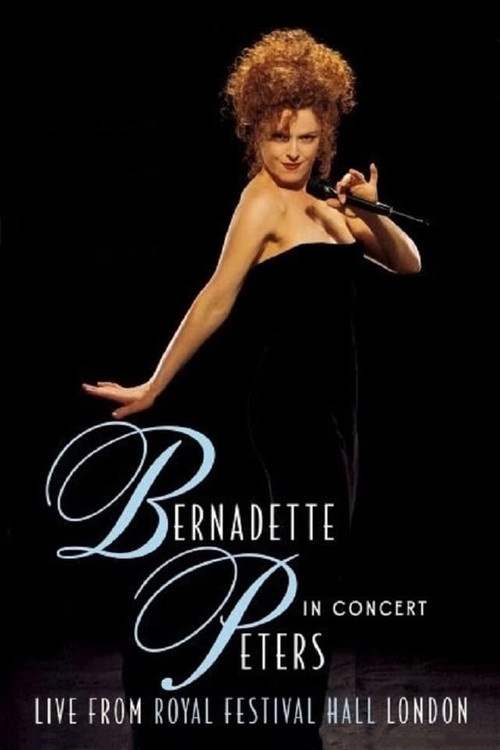 Movie poster for Bernadette Peters in Concert (1998)