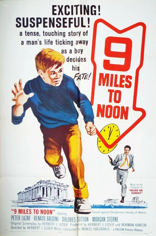 Movie poster for Nine Miles to Noon (1963)