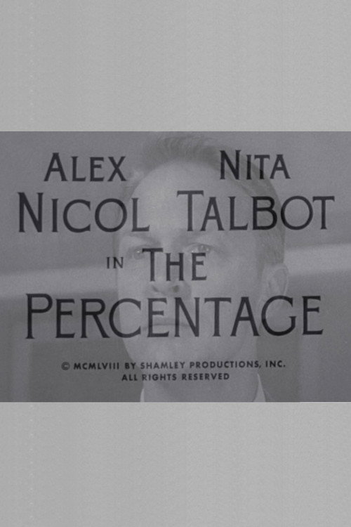Movie poster for The Percentage (1958)