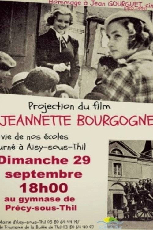 Movie poster for Jeannette Bourgogne (1938)