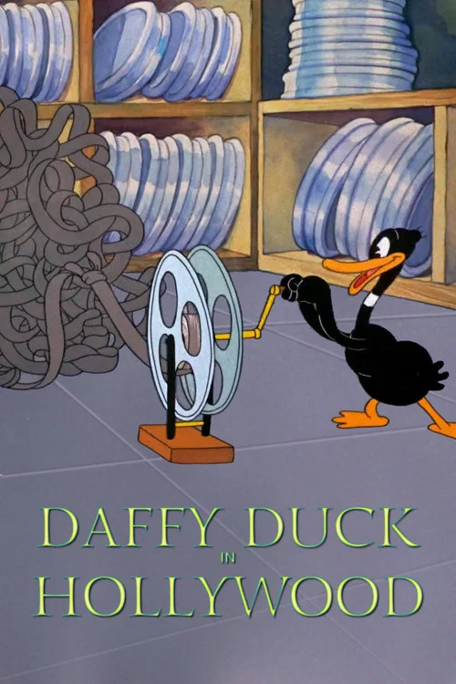 Movie poster for Daffy Duck in Hollywood (1938)