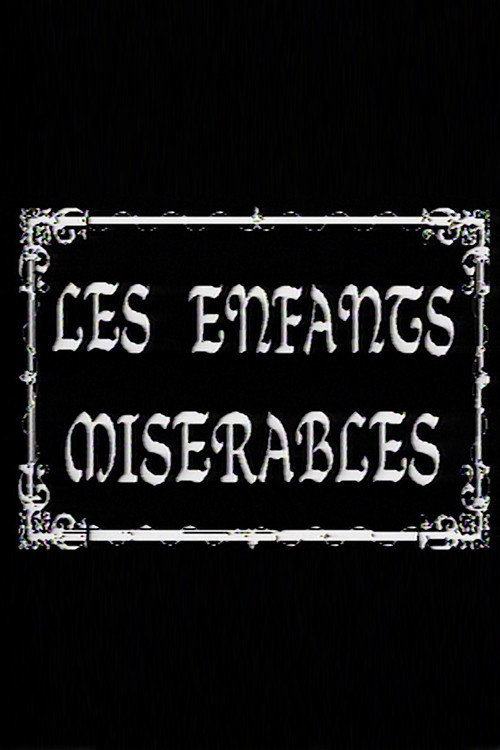 Movie poster for Les Enfants Miserables