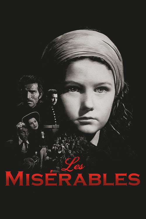 Movie poster for Les Miserables (1952)