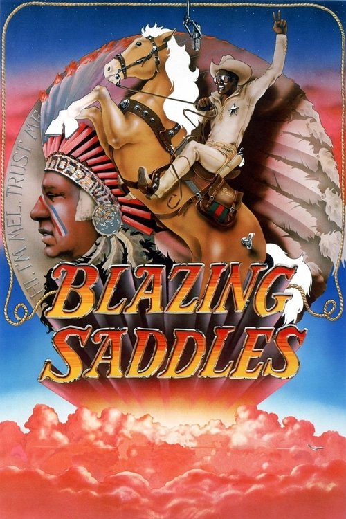 Movie poster for Blazing Saddles (1974)