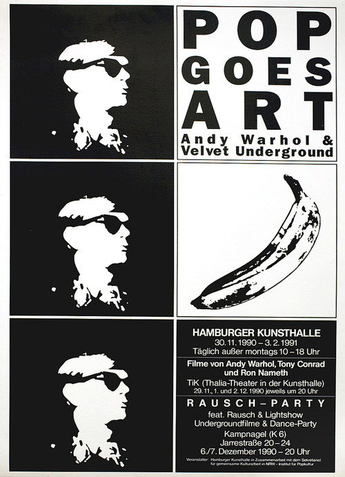 Movie poster for Andy Warhol + Roy Lichtenstein (1966)