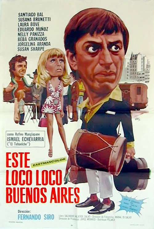 Movie poster for This crazy, crazy Buenos Aires (1973)