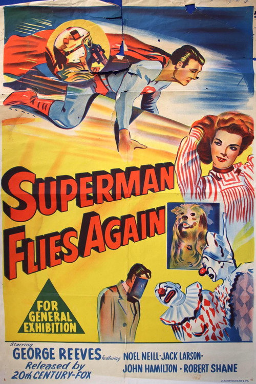 Movie poster for Superman Flies Again (1954)