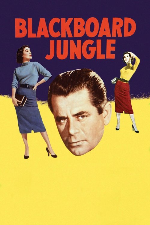 Movie poster for Blackboard Jungle (1955)