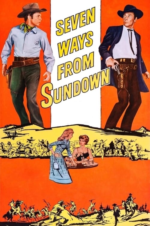 Movie poster for Seven Ways from Sundown (1960)