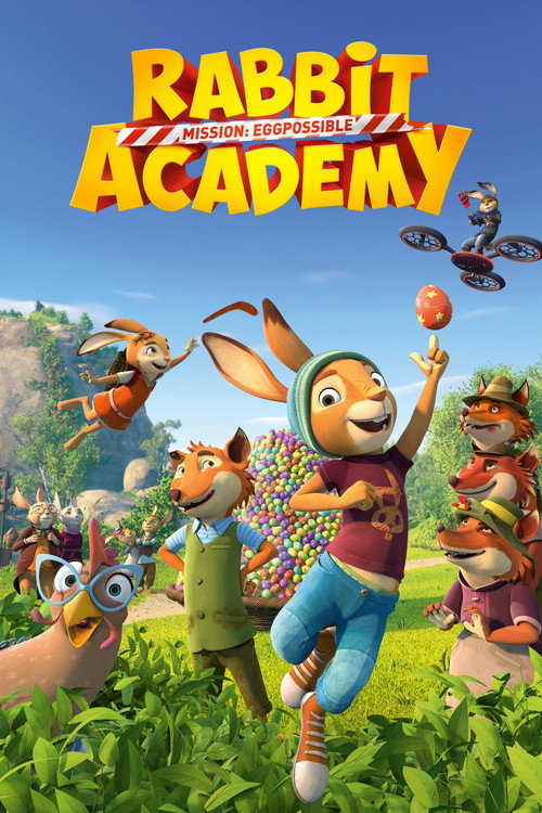 Movie poster for Rabbit Academy: Mission Eggpossible (2022)