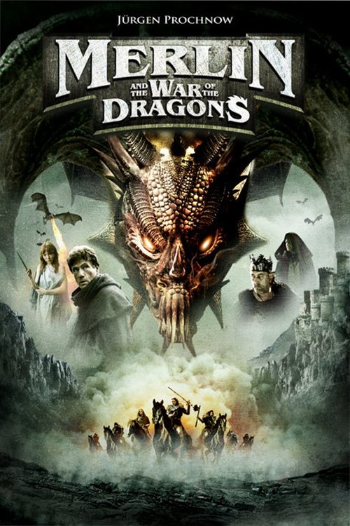 Movie poster for Merlin and the War of the Dragons (2008)
