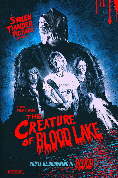 Movie poster for The Creature of Blood Lake (2024)