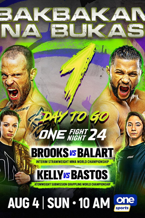 Movie poster for ONE Fight Night 24: Brooks vs. Balart (2024)