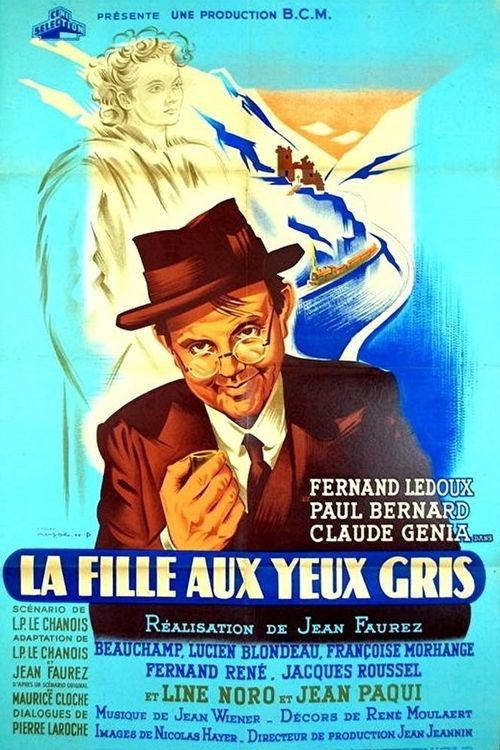 Movie poster for Girl with Grey Eyes (1945)