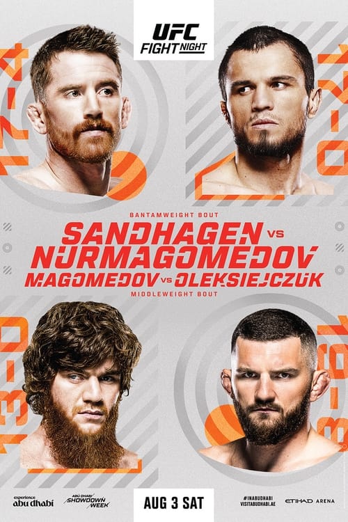 Movie poster for UFC on ABC 7: Sandhagen vs. Nurmagomedov (2024)