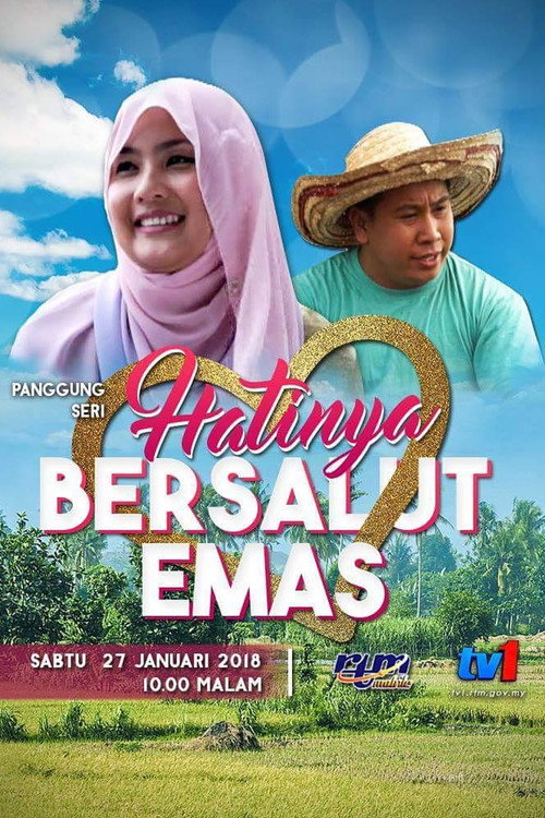 Movie poster for Hatinya Bersalut Emas