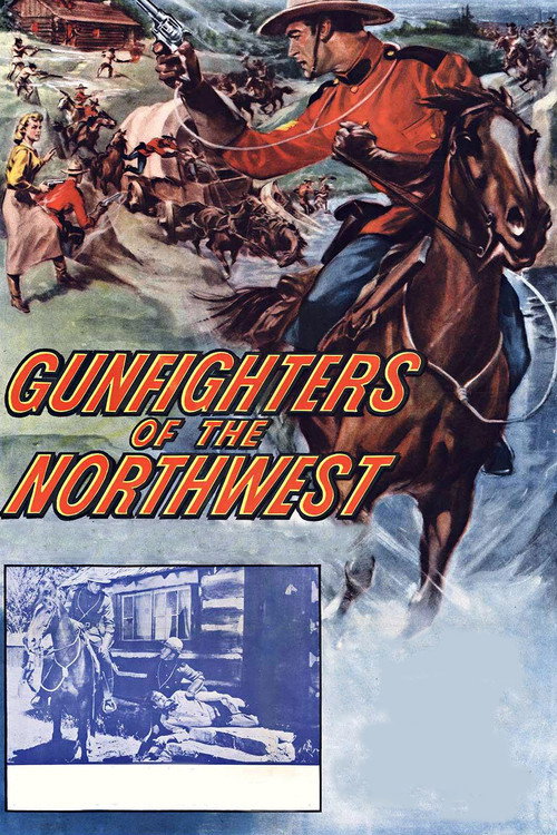 Movie poster for Gunfighters of the Northwest (1954)