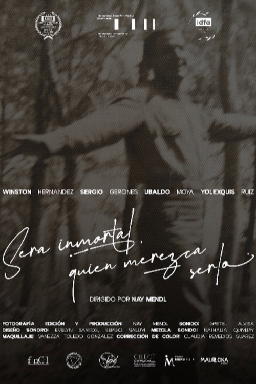 Movie poster for Whoever Deserves It, Will Be Immortal (2024)
