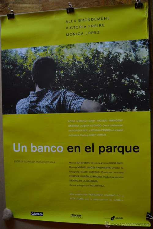 Movie poster for Un banco en el parque (1999)