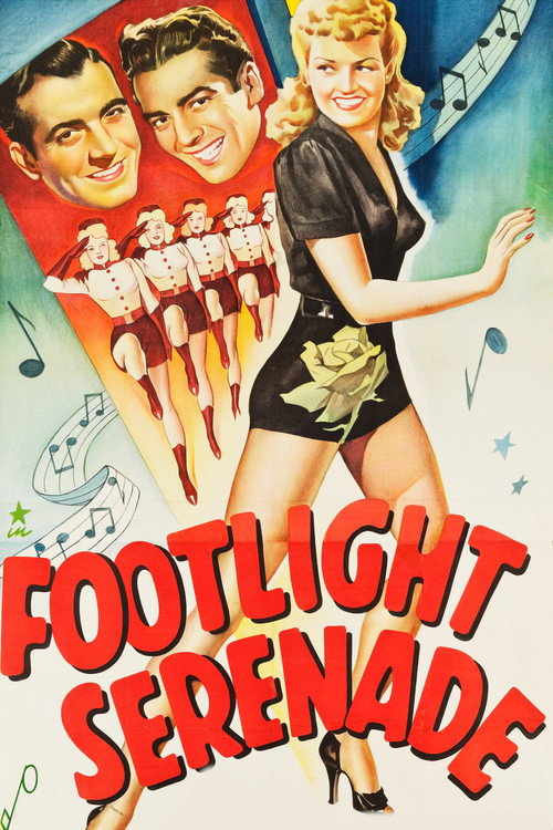 Movie poster for Footlight Serenade (1942)