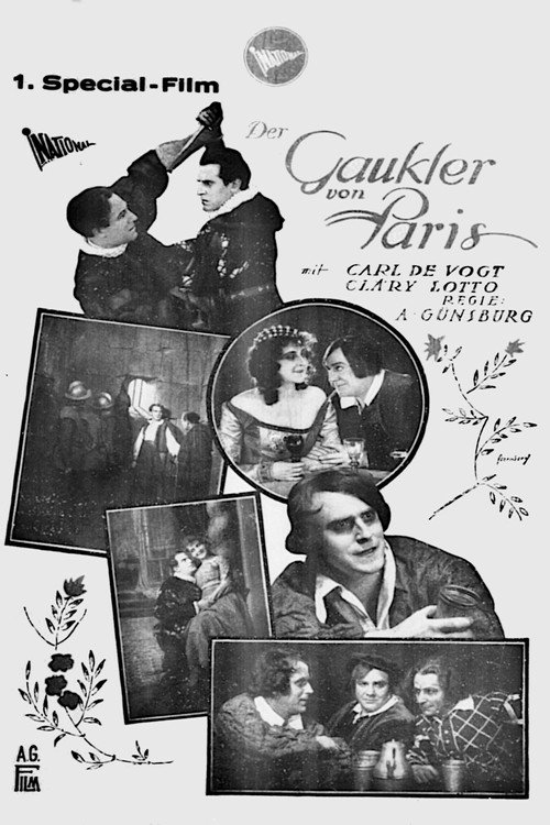 Movie poster for Der Gaukler von Paris (1922)
