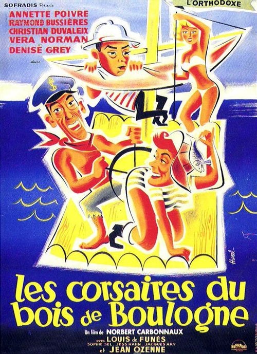 Movie poster for The Pirates of the Bois du Bologne (1954)