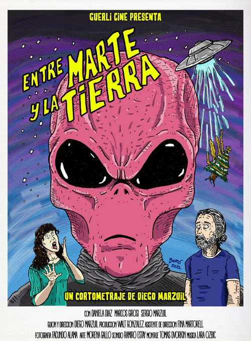 Movie poster for Between Mars and Earth (2023)
