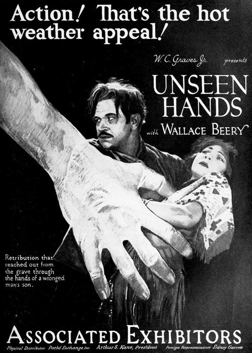 Movie poster for Unseen Hands (1924)