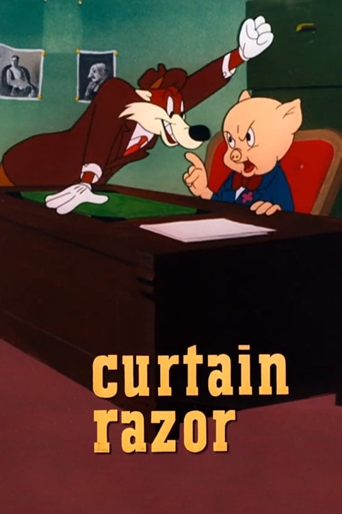 Movie poster for Curtain Razor (1949)