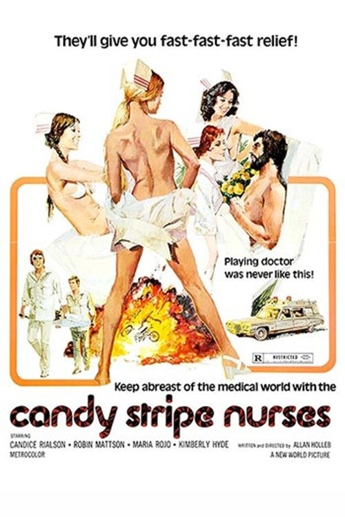 Movie poster for Candy Stripe Nurses (1974)