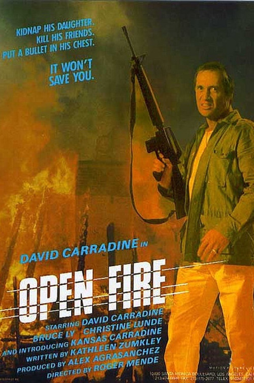 Movie poster for Open Fire (1988)