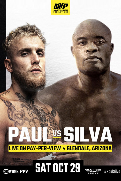 Movie poster for Jake Paul vs. Anderson Silva (2022)