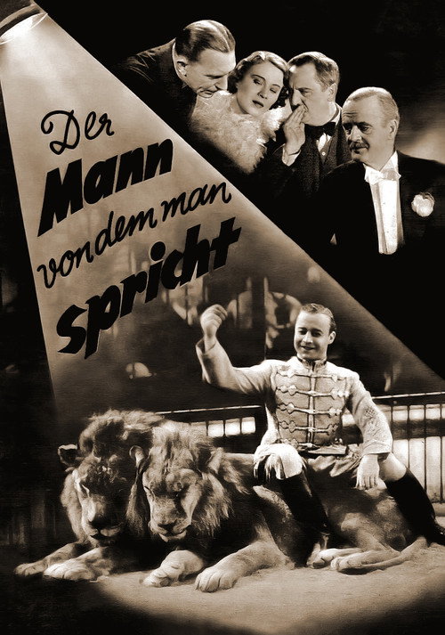 Movie poster for The Man Who is Talked About (1937)