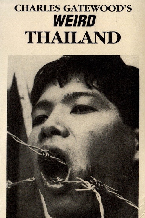 Movie poster for Charles Gatewood's Weird Thailand (1989)
