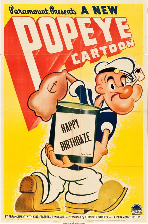 Movie poster for Happy Birthdaze (1943)