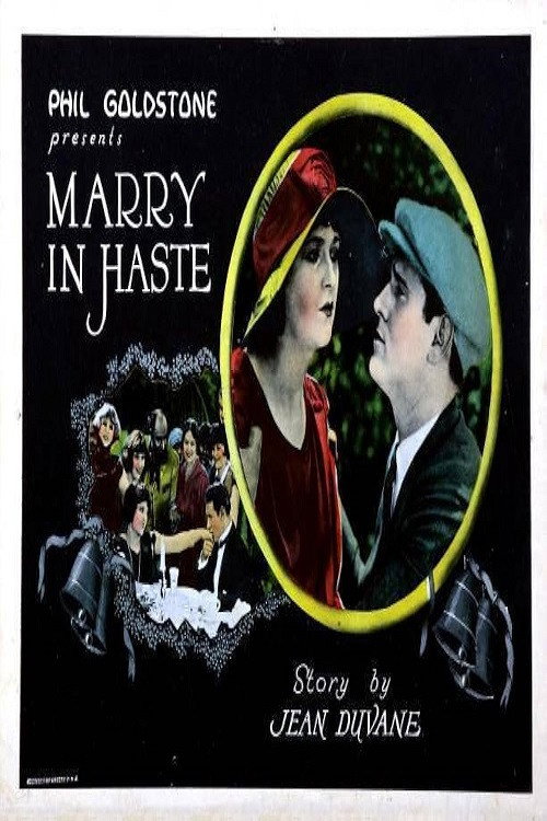 Movie poster for Marry in Haste (1924)