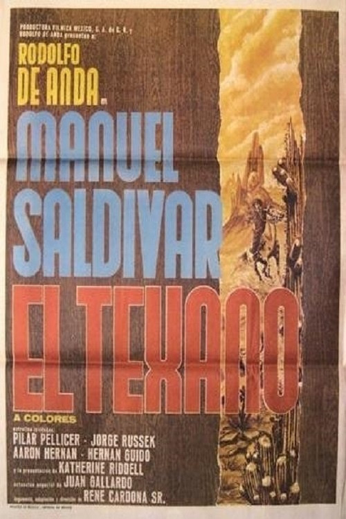 Movie poster for Manuel Saldivar, el texano (1972)