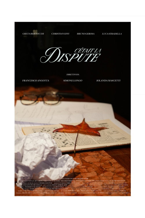 Movie poster for C'était la dispute (2025)